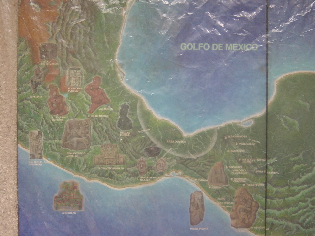 map of Mesoamerica, Parque La Venta museum