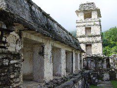 Palenque, Palacio tower and interior structure